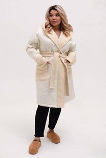 Пальто женское стеганое на запах "Warm Classic" мод. 331 331 фото